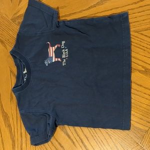 Black dog 2t navy tshirt